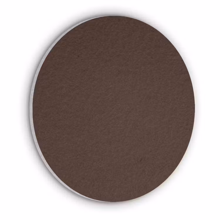 Dark - Chocolate - Bruin Akoestische PET Vilt - Rond klein 838 -3d