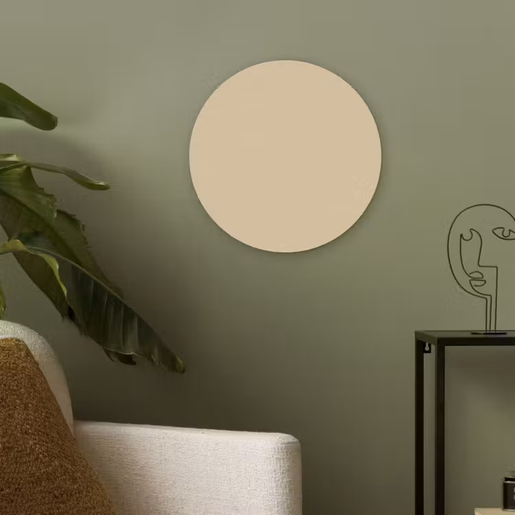 Desert - Sand - Nude Akoestische PET Vilt - Rond klein 838 -sfeer2