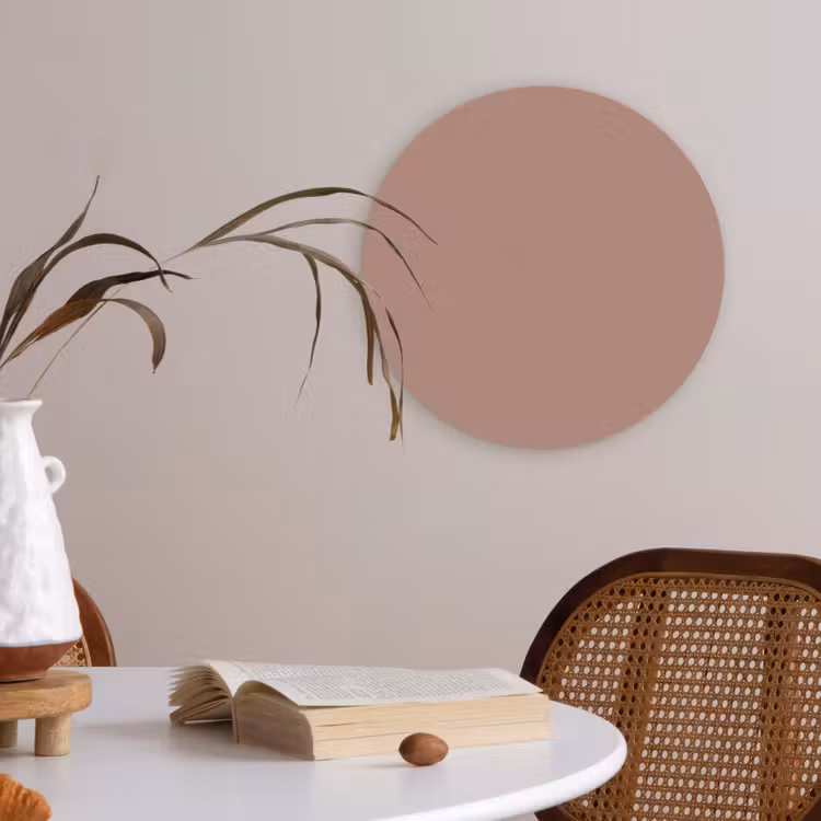 Earthy - Blusher - Roze Akoestische PET Vilt - Rond klein 838 -sfeer3