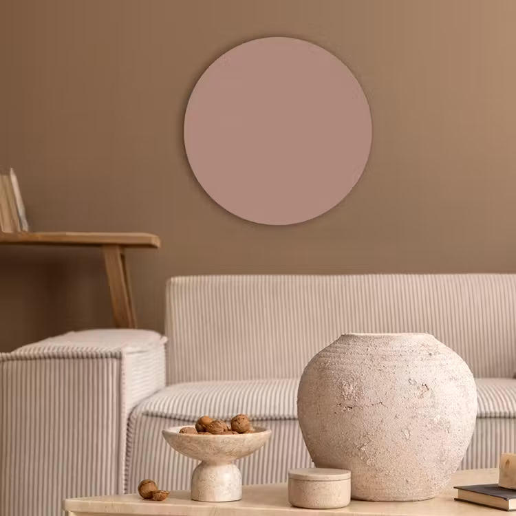 Earthy - Blusher - Roze Akoestische PET Vilt - Rond klein 838 -sfeer1