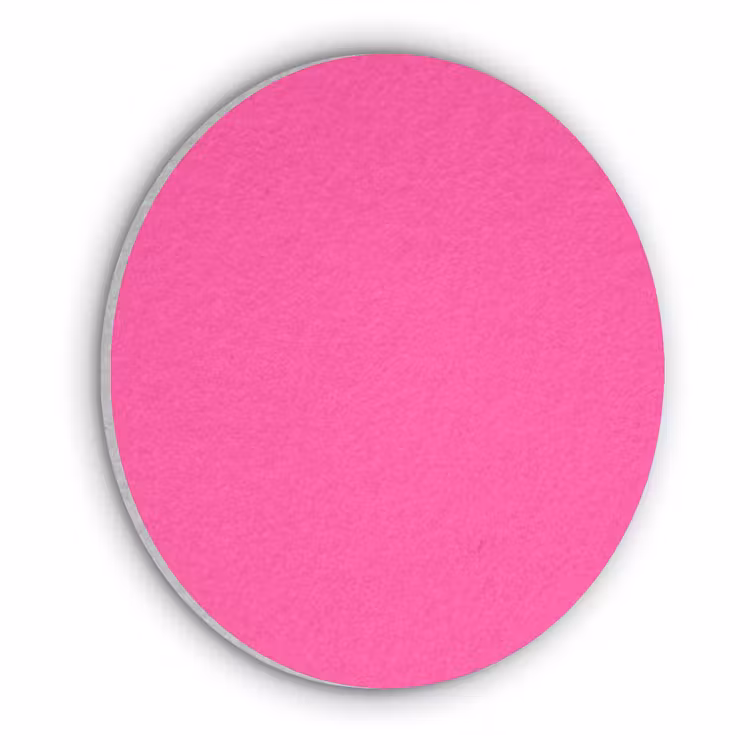 Electric - Magenta - Roze Akoestische PET Vilt - Rond klein 838 -3d