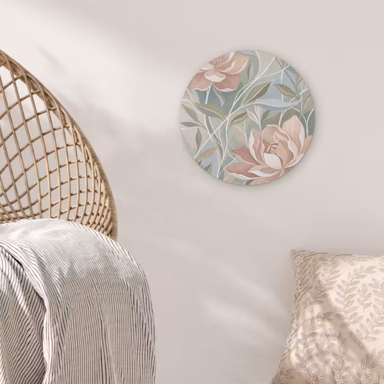 Elegant - Romantiek - Roze Akoestische PET Vilt - Rond klein -sfeer4