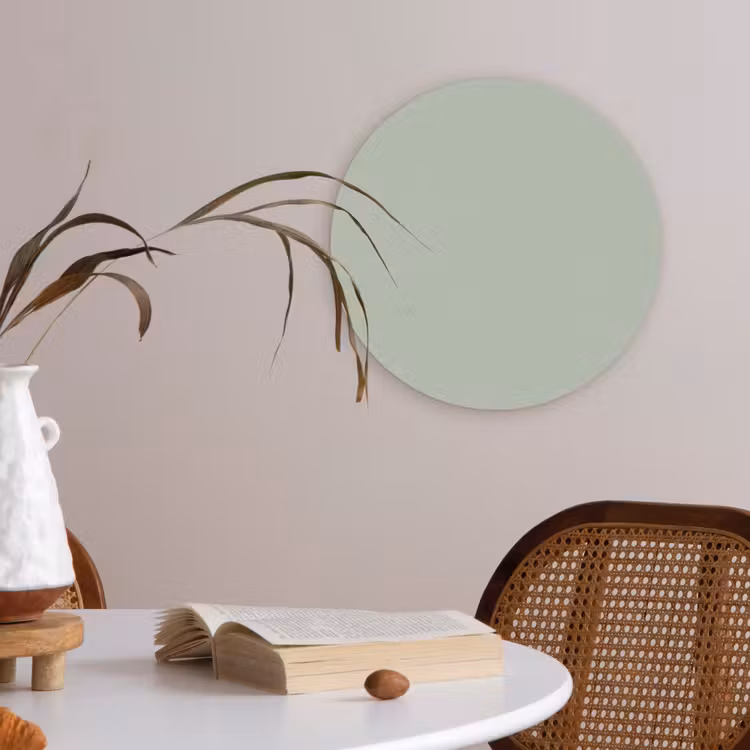 Frosted - Mint - Groen Akoestische PET Vilt - Rond klein 838 -sfeer3