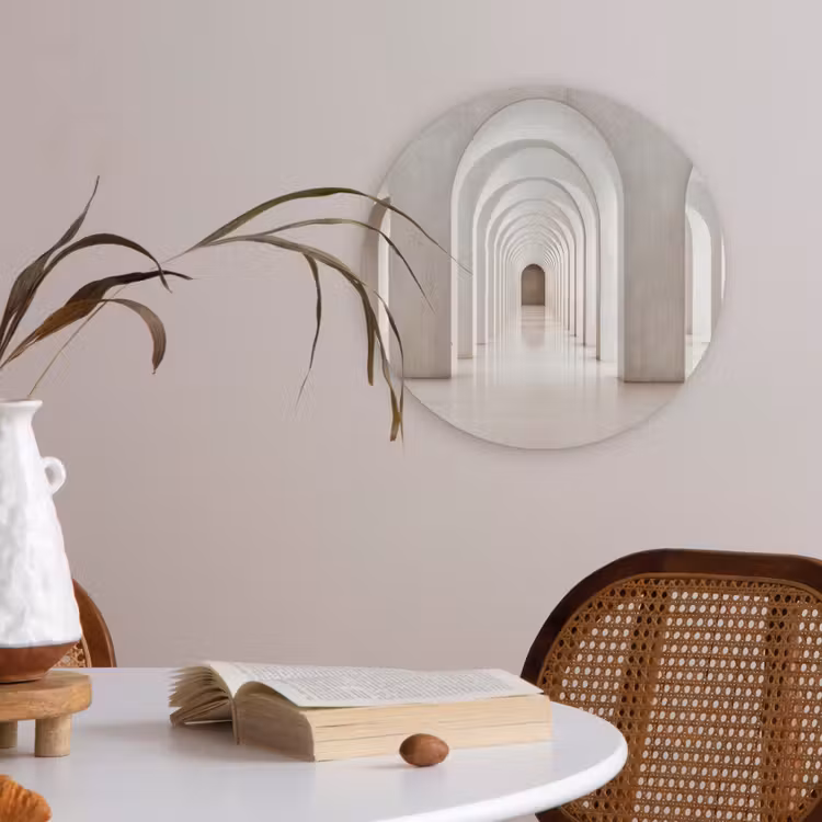 Hal - Bogen - Symmetrisch - Modern Akoestische PET Vilt - Rond klein -sfeer3
