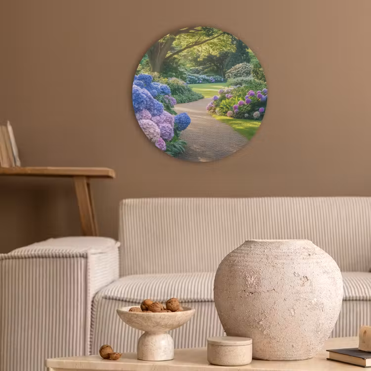 Hortensia- Park - Pad Akoestische PET Vilt - Rond klein -sfeer1