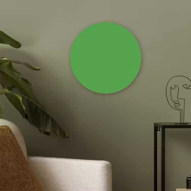 Kelly - Green - Groen Akoestische PET Vilt - Rond klein 838 -sfeer2