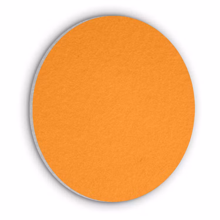 Marigold - Glow - Oranje Akoestische PET Vilt - Rond klein 838 -3d