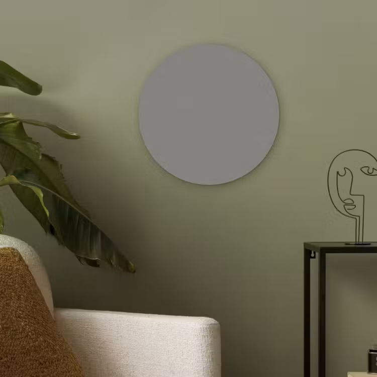 Mineral - Grey - Grijs Akoestische PET Vilt - Rond klein 838 -sfeer2
