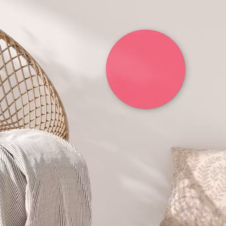 Neon - Flamingo - Roze Akoestische PET Vilt - Rond klein 838 -sfeer4