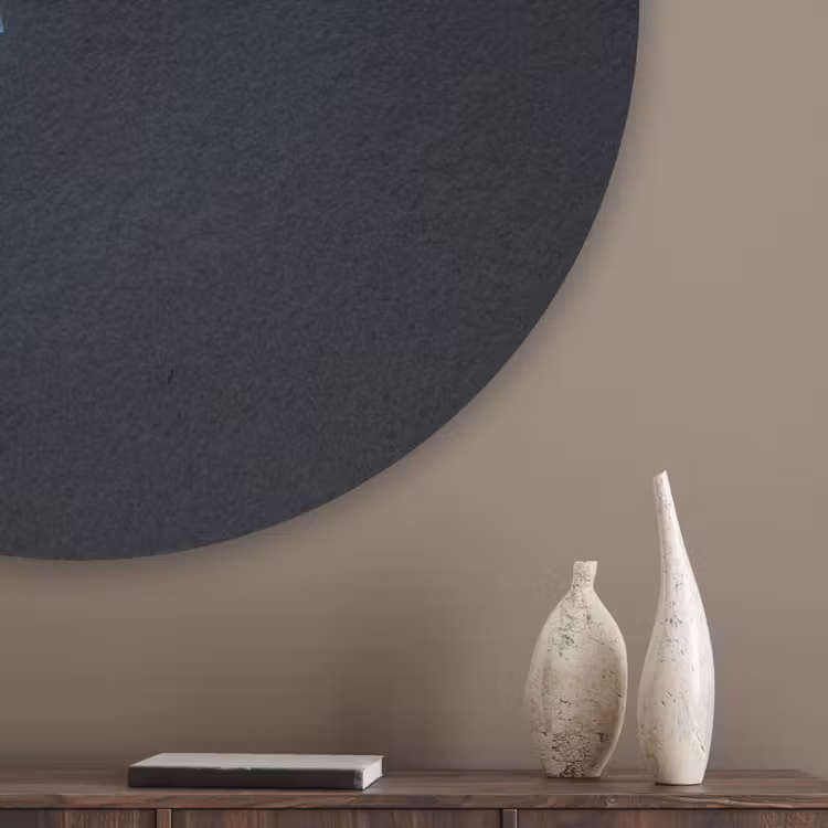 Oceaan - Walvishaai - Donkerblauw - Vlekken Akoestische PET Vilt - Rond klein -sfeer5_closeup