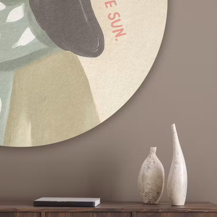 Quote - Hond - Zonnebril Akoestische PET Vilt - Rond klein -sfeer5_closeup