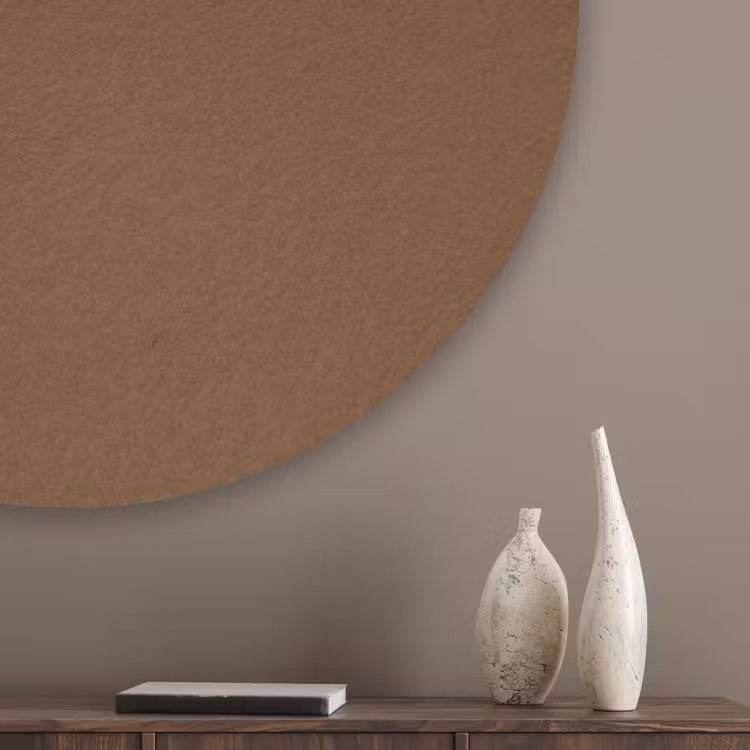 Rich - Espresso - Bruin Akoestische PET Vilt - Rond klein 838 -sfeer5_closeup