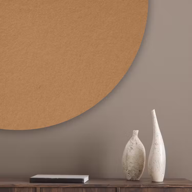 Spiced - Cinnamon - Bruin Akoestische PET Vilt - Rond klein 838 -sfeer5_closeup