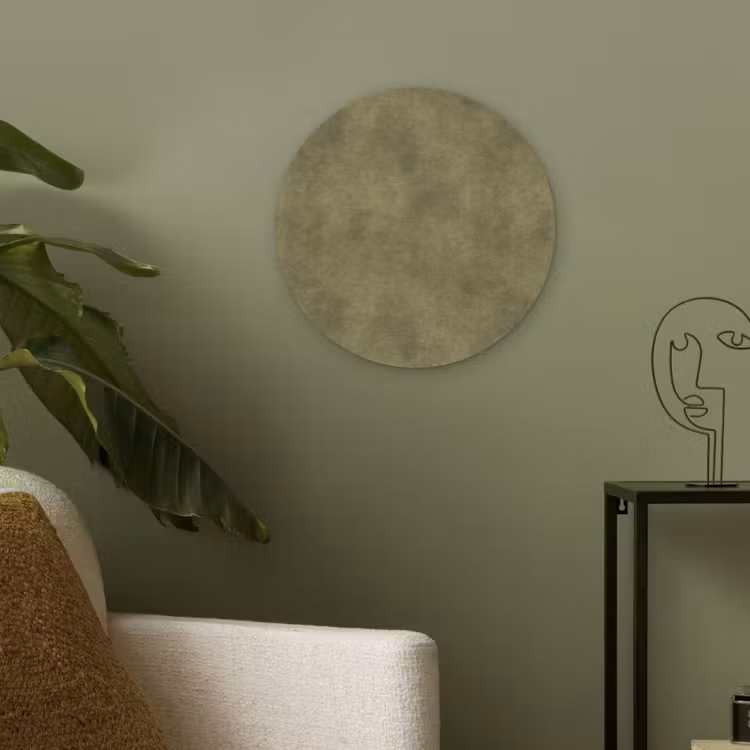 Textuur - Abstract - Groen Akoestische PET Vilt - Rond klein 838 -sfeer2