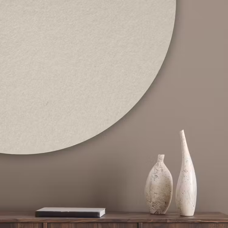 Urban - Pebble - Grijs Akoestische PET Vilt - Rond klein 838 -sfeer5_closeup