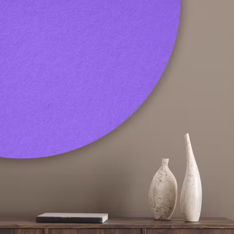 Vivid - Violet - Paars Akoestische PET Vilt - Rond klein 838 -sfeer5_closeup