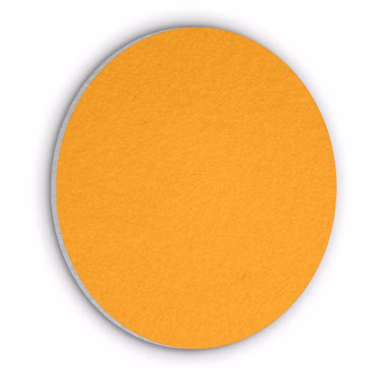 Warm - Ochre - Oranje Akoestische PET Vilt - Rond klein 838 -3d