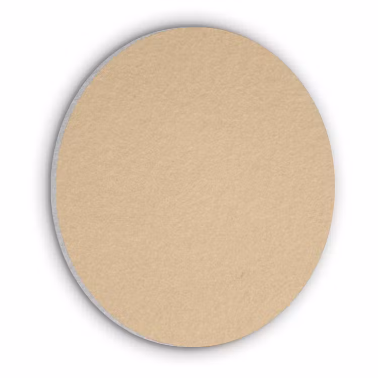 Warm - Sand - Nude Akoestische PET Vilt - Rond klein 838 -3d