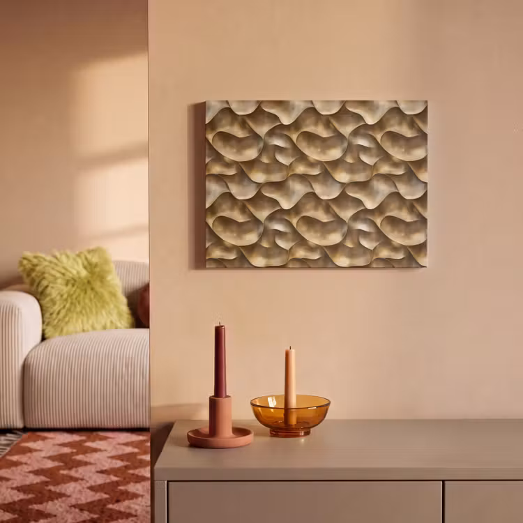Abstract - Antiek - Goud PET vilt klein 837 -sfeer1