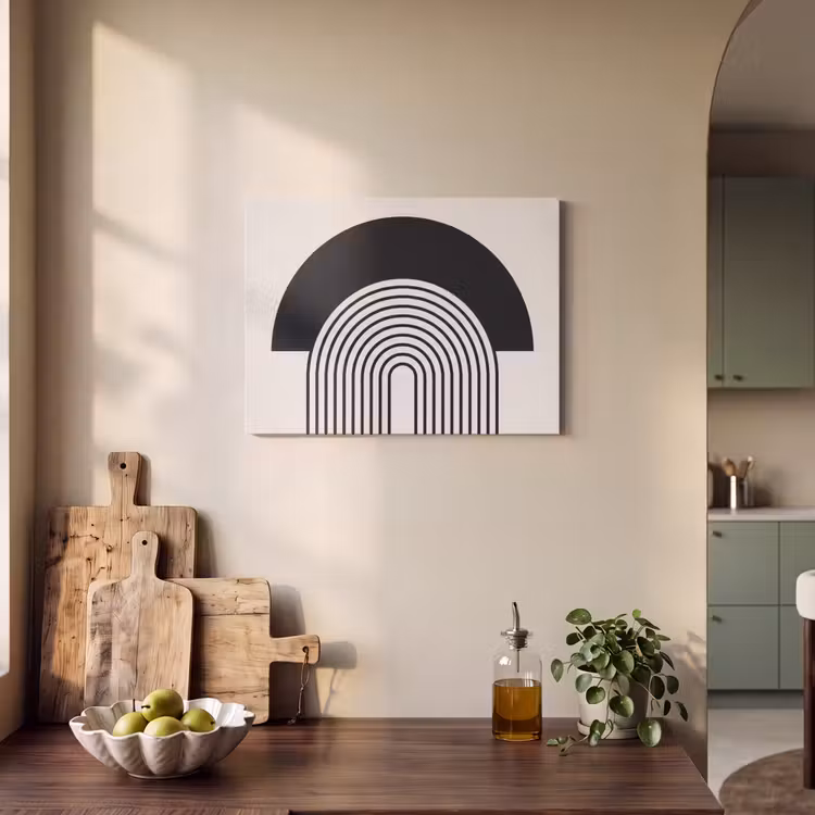 Acoustic Panel - Abstract - Arch - Modern - Abstract - Boog - Modern PET vilt klein