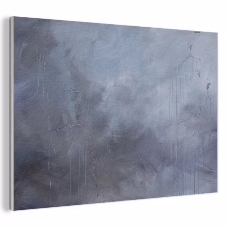 Abstract - Kwaststreken - Modern - Kunst - Grijs PET vilt klein -3d