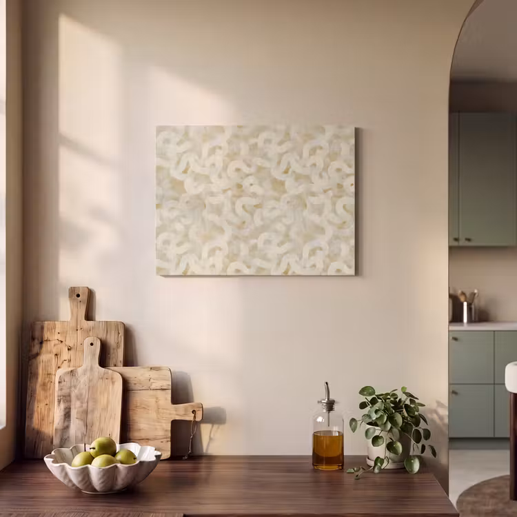Abstract - Lijnen - Beige PET vilt klein 837 -sfeer2