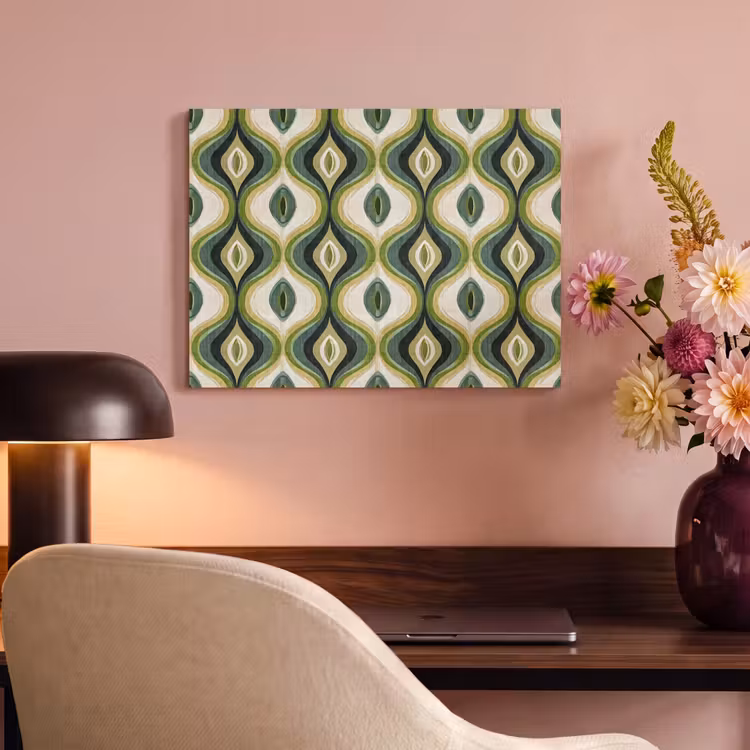 Abstract - Ritmisch - Groen PET vilt klein 837 -sfeer3