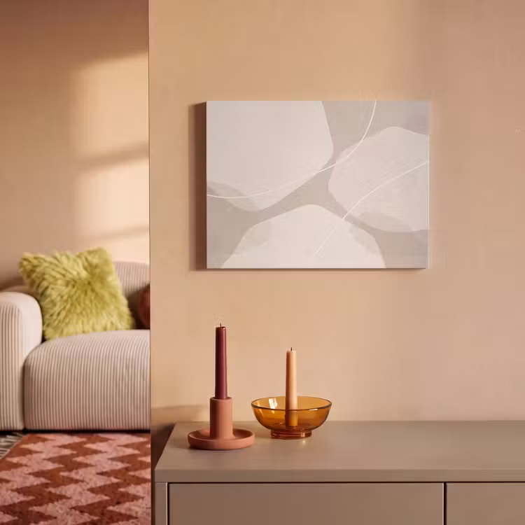 Acoustic Panel - Abstract - Shapes - Beige - Abstract - Vormen - Beige PET vilt klein