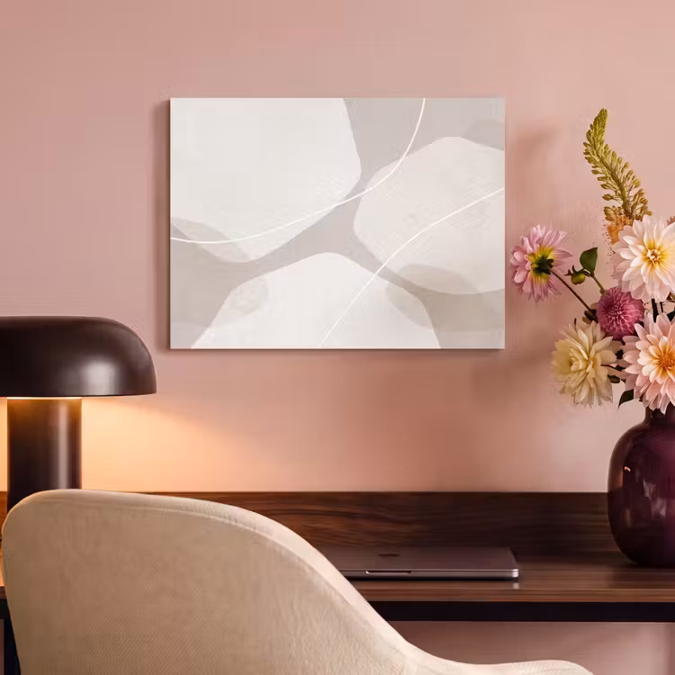 Acoustic Panel - Abstract - Shapes - Beige - Abstract - Vormen - Beige PET vilt klein