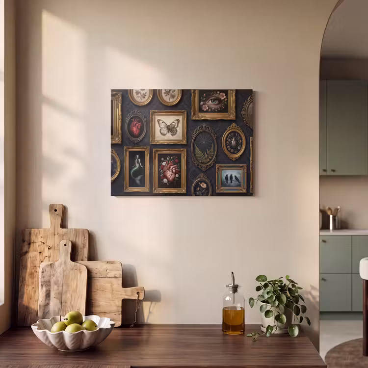 Kunst - Collectie - Vintage - Klassiek - Donker PET vilt klein -sfeer2