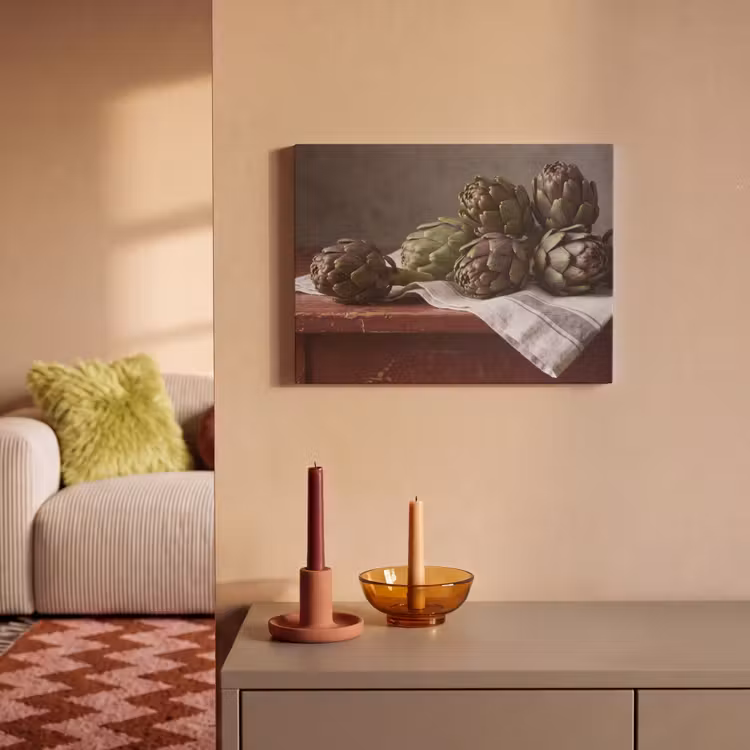 Acoustic Panel - Artichoke - Food - Rustic - Artisjok - Eten - Rustiek PET vilt klein