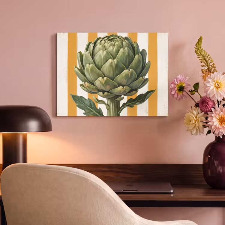 Acoustic Panel - Artichoke - Modern - Vegetable - Artisjok - Modern - Groente PET vilt klein