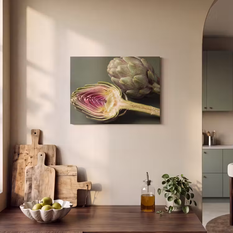 Acoustic Panel - Artichoke - Purple - Food - Artisjok - Paars - Voedsel PET vilt klein