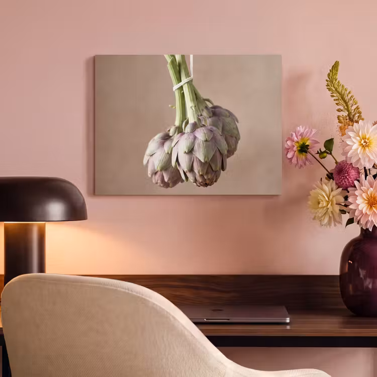 Acoustic Panel - Artichokes - Hanging - Vegetables - Artisjokken - Hangend - Groenten PET vilt klein
