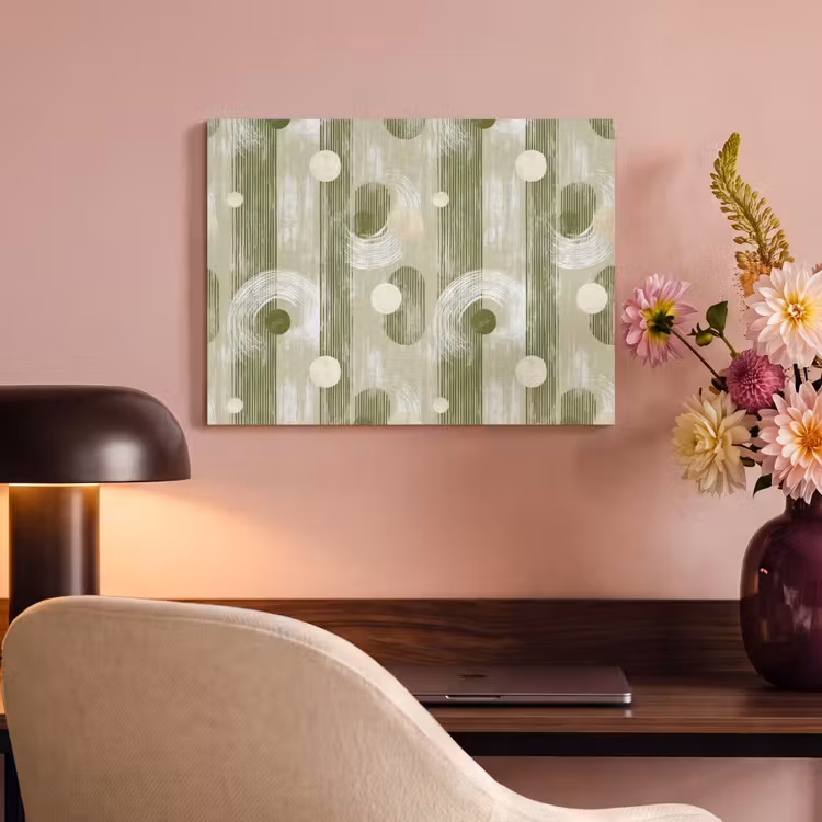 Artistiek - Modern - Groen PET vilt klein 837 -sfeer3