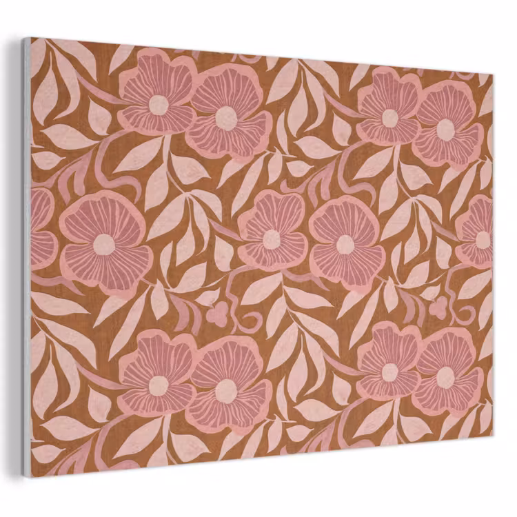 Sfeer - Bloemen - Roze PET vilt klein 837 -3d
