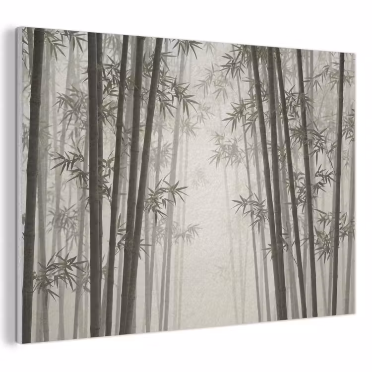 Bamboe - Bos - Mist - Natuur PET vilt klein -3d