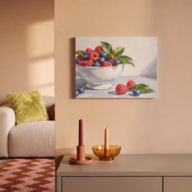 Acoustic Panel - Berries - Bowl - Food - Bessen - Kom - Eten PET vilt klein