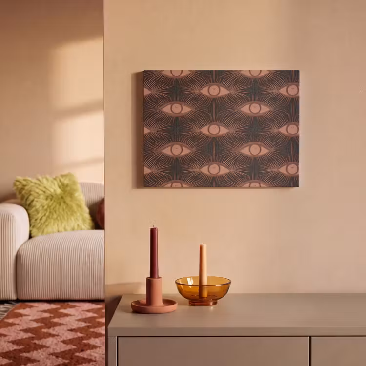 Boheems - Oog - Bruin PET vilt klein 837 -sfeer1