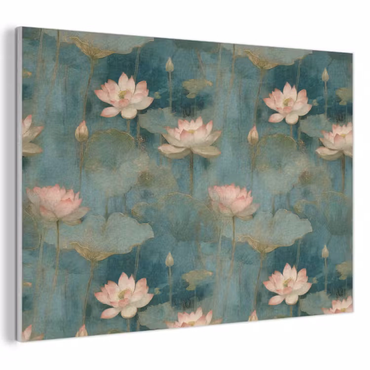 Botanisch - Bloemen - Roze PET vilt klein 837 -3d