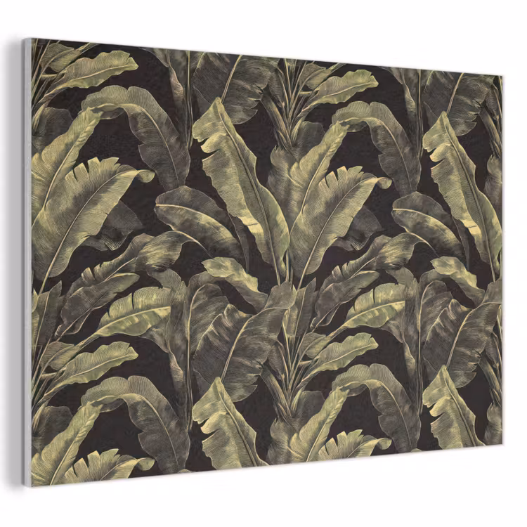 Botanisch - Bladeren - Groen PET vilt klein 837 -3d
