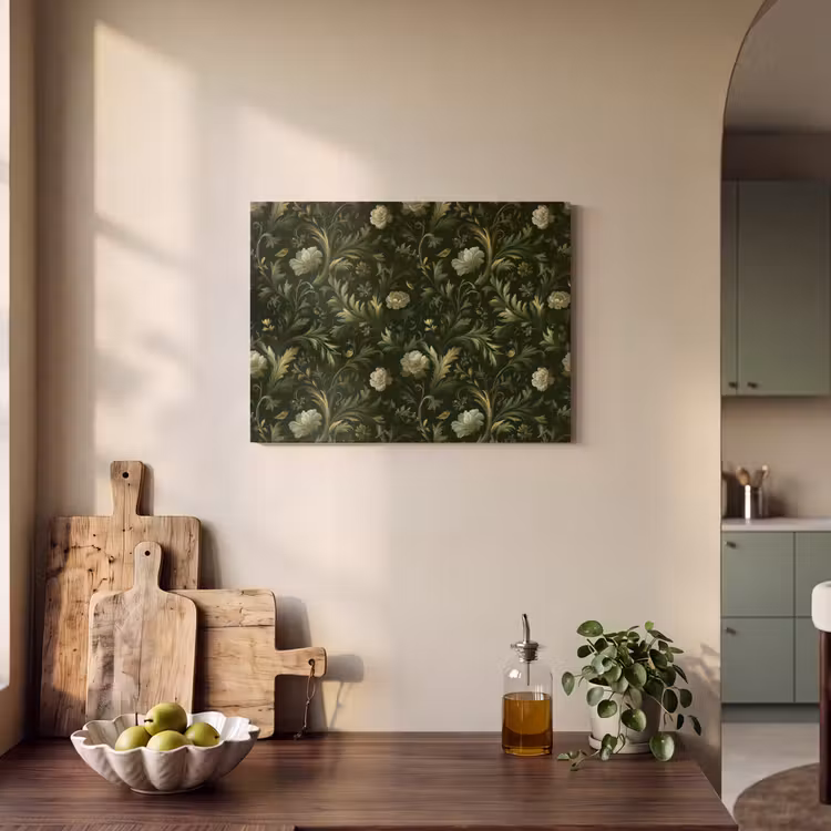 Botanisch - Naadloos - Bloemen PET vilt klein 837 -sfeer2