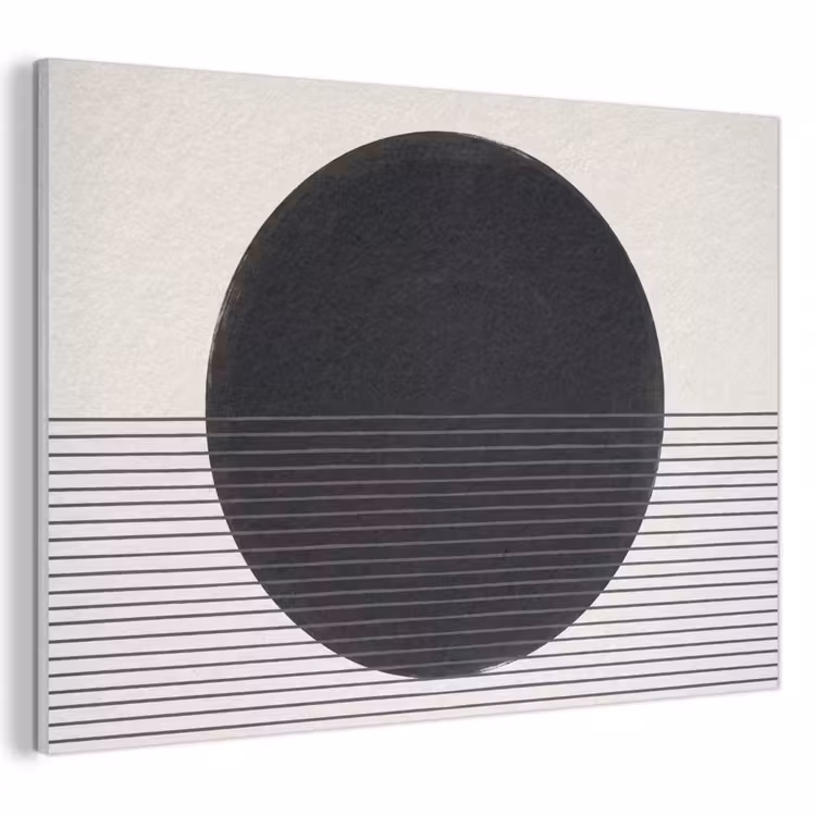 Acoustic Panel - Circle - Lines - Abstract - Cirkel - Lijnen - Abstract PET vilt klein