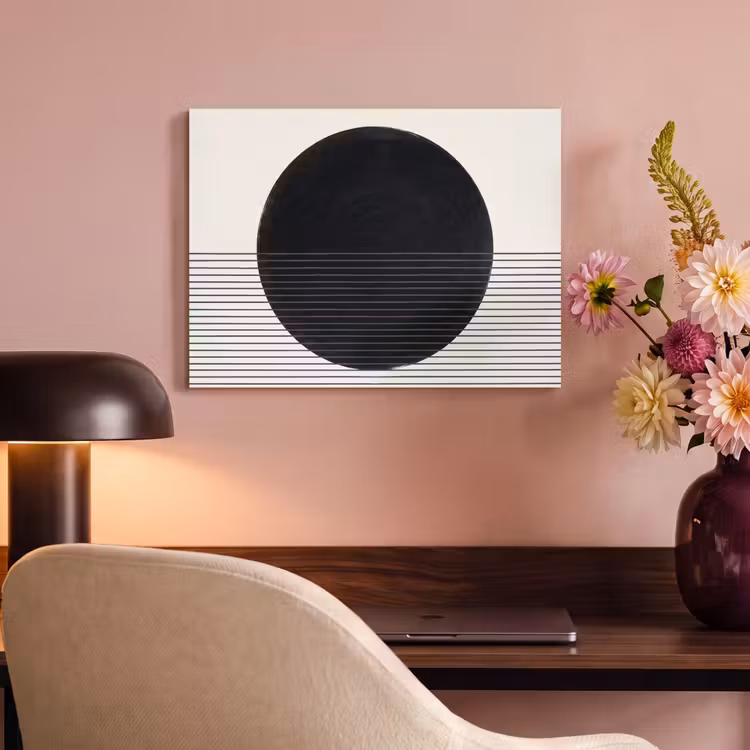Acoustic Panel - Circle - Lines - Abstract - Cirkel - Lijnen - Abstract PET vilt klein