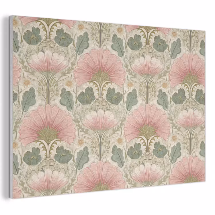 Klassiek - Patroon - Roze PET vilt klein 837 -3d