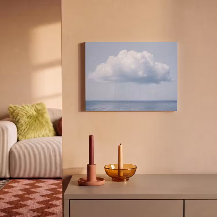 Acoustic Panel - Cloud - Rain - Nature - Wolk - Regen - Natuur PET vilt klein