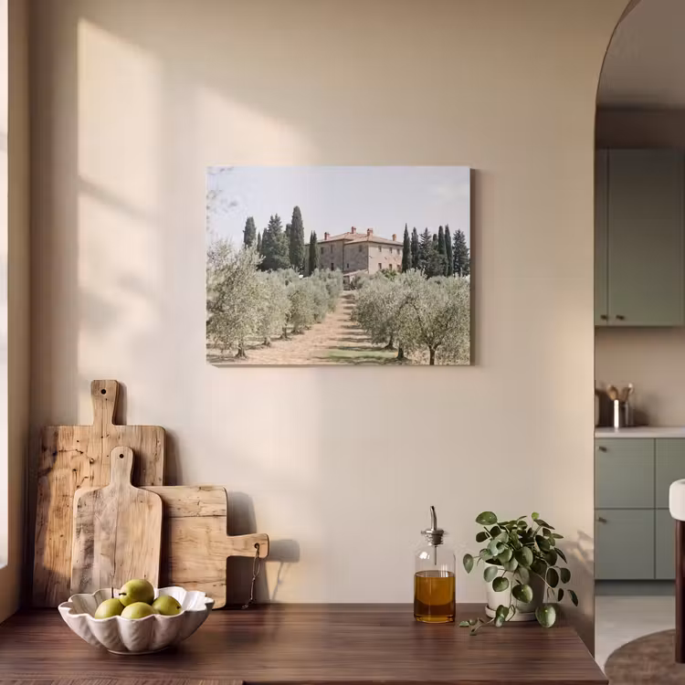 Acoustic Panel - Country house - olive tree - orchard - Landhuis - olijfboom - gaard PET vilt klein