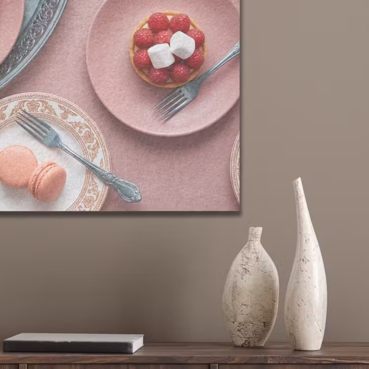 Dessert - Taart - Gebak - Zoet - Roze PET vilt klein -sfeer6_closeup