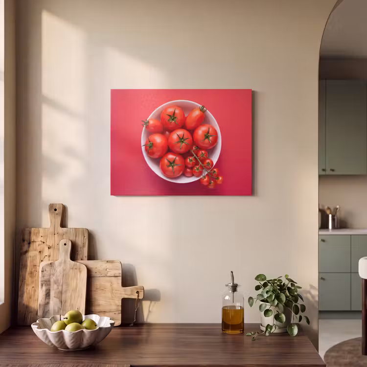 Acoustic Panel - Dinner Plate - Red - Eten - Kom - Rood PET vilt klein
