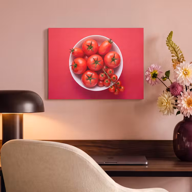 Acoustic Panel - Dinner Plate - Red - Eten - Kom - Rood PET vilt klein
